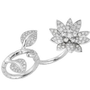 Van Cleef & Arpels Lotus Ring  SZ 48/4.5